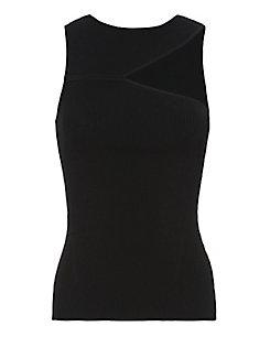 Exclusive For Intermix Cross Front Cutout Knit Top