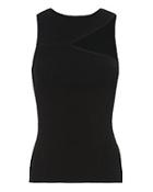 Exclusive For Intermix Cross Front Cutout Knit Top