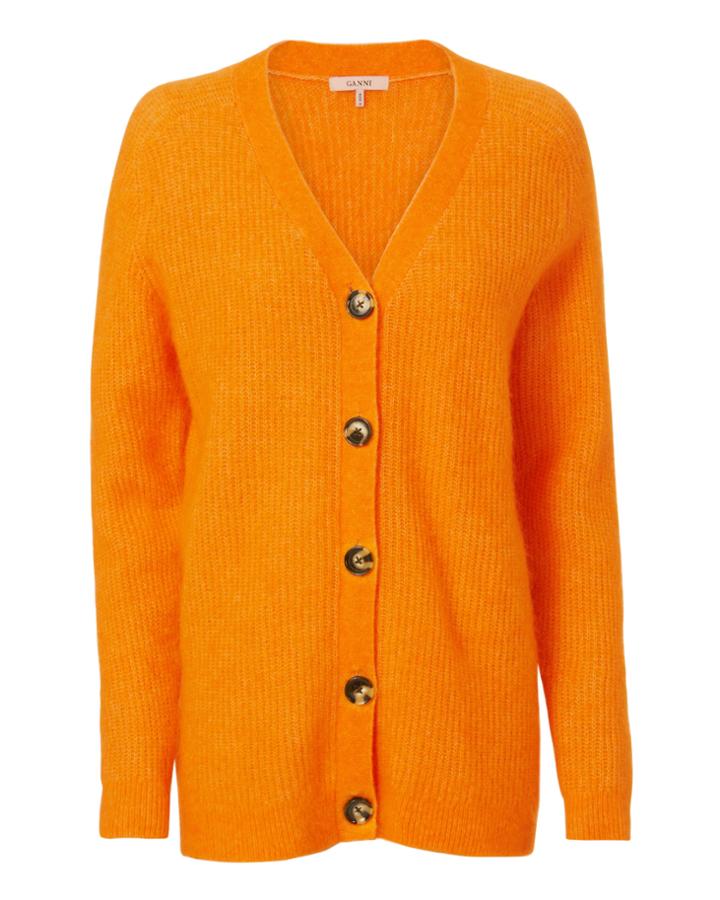 Ganni Evangelista Cardigan Orange P