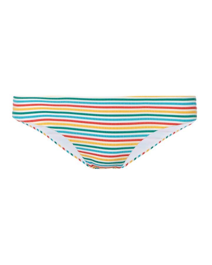 Onia Lily Seersucker Bikini Bottom Stripe S