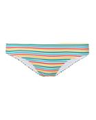 Onia Lily Seersucker Bikini Bottom Stripe S