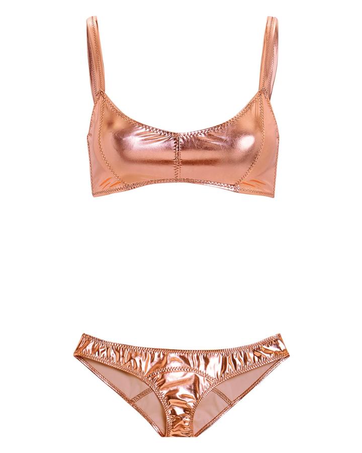 Lisa Marie Fernandez Genevieve Bikini Rose Gold 1