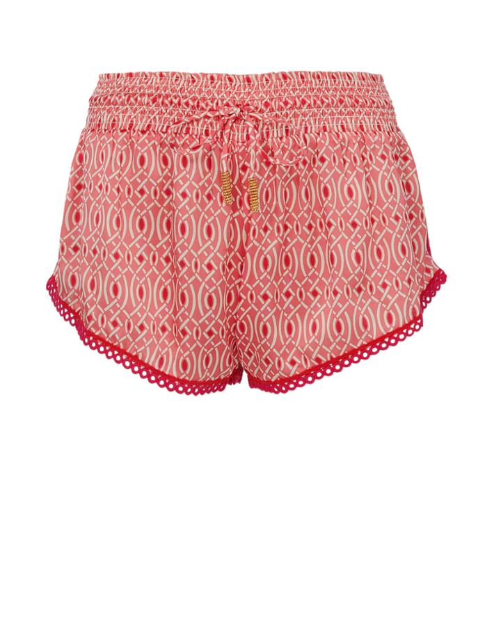 Paloma Blue Lynx Rose Shorts Pri-abstract P