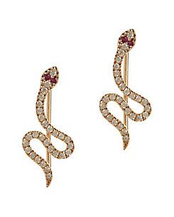 Sydney Evan Snake Wire Earring