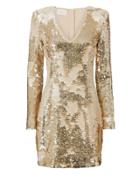 Misha Gold Sequin Mini-dress