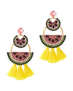 Elizabeth Cole Watermelon Earrings