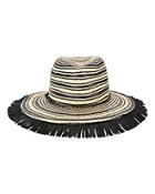 Yestadt Somba Raffia Fringe Hat