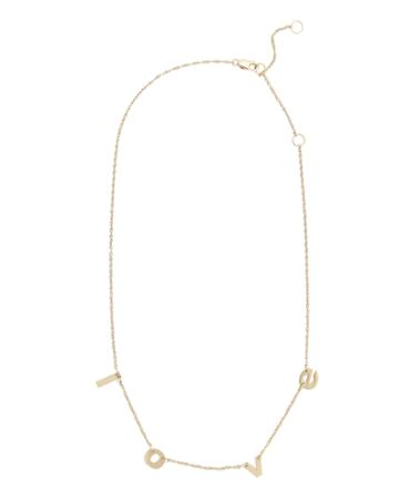 &quot;jennifer Zeuner Parker Love Necklace&quot;