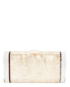 &quot;edie Parker Lara Ice Ends Box Clutch