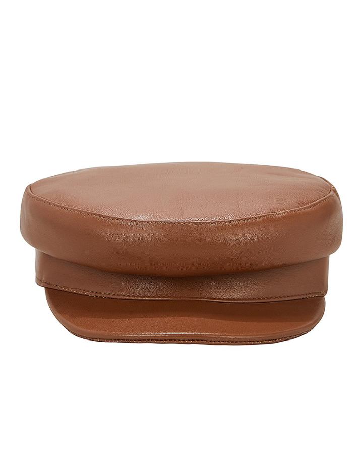 Janessa Leone Mattie Fisherman Cap Brown M