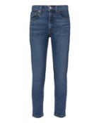 Re/done Comfort Stretch High-rise Ankle Crop Jeans Denim 23