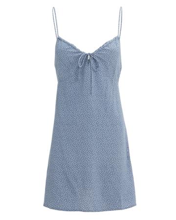 Auguste Florence Slip Mini Dress Blue/polka Dot 8