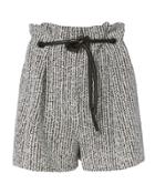 3.1 Phillip Lim Origami Pleated Boucl Shorts