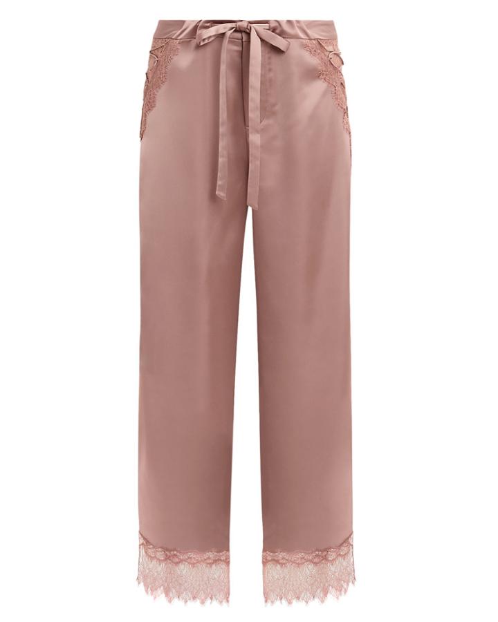 Night Night By Simkhai Night Night By Jonathan Simkhai Blush Lace Pants Blush M