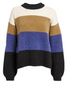Rails Sylvie Colorblock Sweater White/black/blue L
