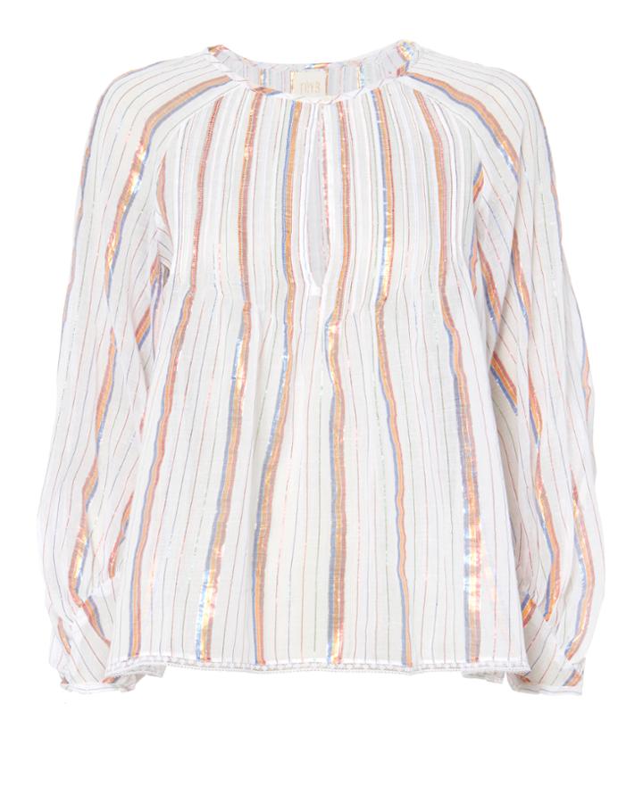 Tryb212 Angus Metallic Stripe Top
