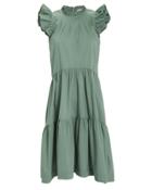 Sea Waverly Cotton Poplin Dress Tea Green 2