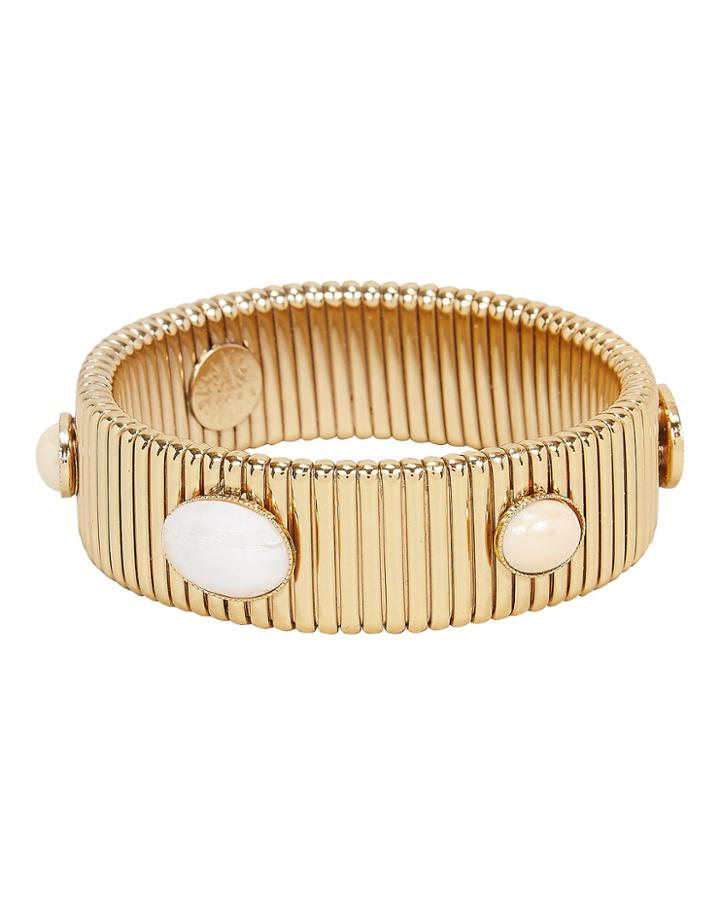 Gas Bijoux Strada Thick Bangle Gold 1size