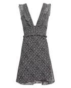 The East Order Blake Mini Dress Black/white P