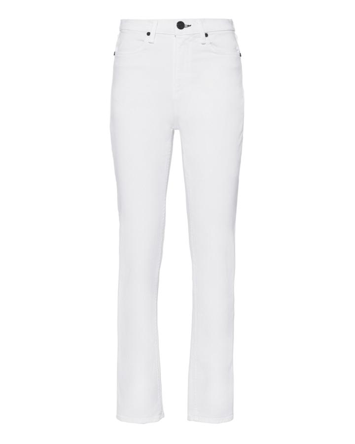 Rag And Bone Rag & Bone/jean White High-rise Cigarette Jeans White 25