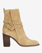 Intermix See By Chloe Exclusive Studded Wrap Around Strap Suede Bootie