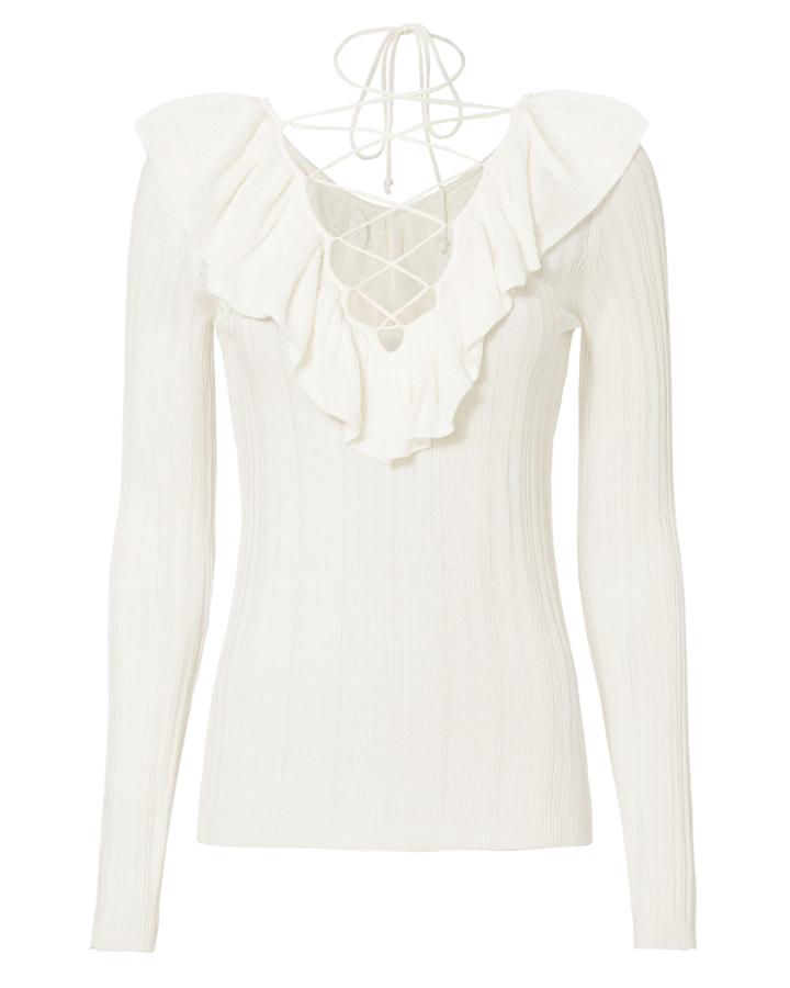 &quot;exclusive For Intermix Mika Lace-up Knit Top&quot;