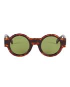 Kaleos Caster Round Sunglasses Brown 1size