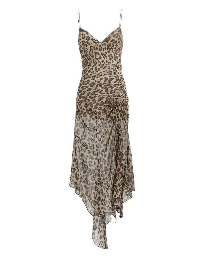 Nicholas Leopard Drawstring Dress Leopard 2