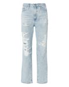 Ag Distressed High-rise Jeans