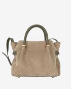 Nina Ricci Marche Mini Double Handle Leather Satchel
