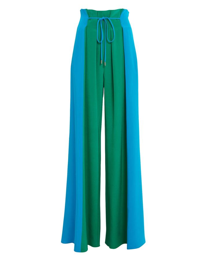 Cushnie Et Ochs Cushnie Jade Neema Pants Blue/green 4