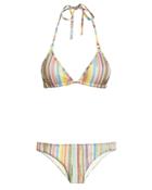 Missoni Mare Rainbow Lurex Tie Bikini Ivory/rainbow 38