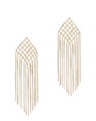 Rosantica Aquilone Long Fringe Earrings Metallic 1size