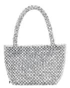 Loeffler Randall Mina Beaded Silver Bag Silver 1size