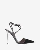 Narciso Rodriguez D'orsay Suede/patent Leather Pump