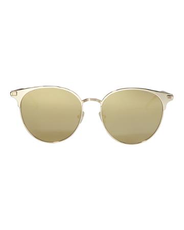 Saint Laurent Sun Saint Laurent Metal Round Sunglasses Metallic 1size