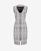 L'agence Exclusive Eva Printed Zip Front Dress