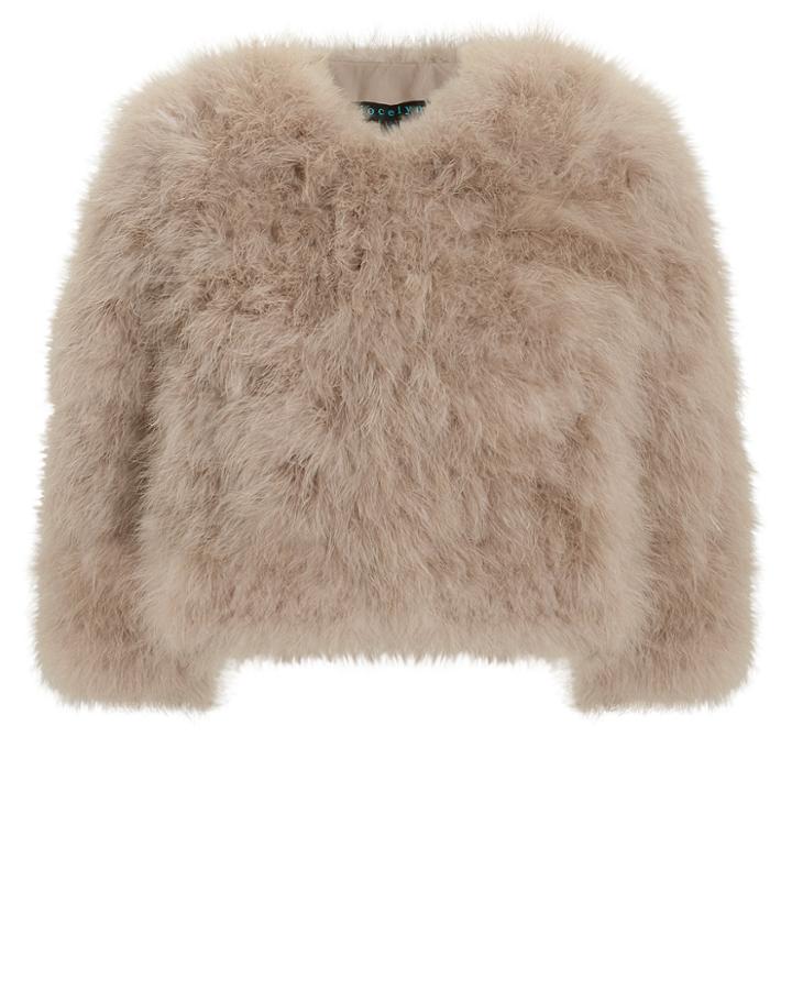 Jocelyn Fifi Feather Beige Bolero Beige P/s