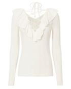 Exclusive For Intermix Mika Lace-up Knit Top