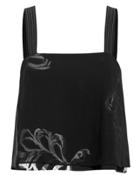 3.1 Phillip Lim Embroidered Overlay Top Black 6