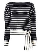 Exclusive For Intermix Gia Striped Off-the-shoulder Sweater