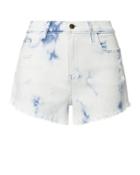 L'agence Zoe Bleached Cut Off Shorts