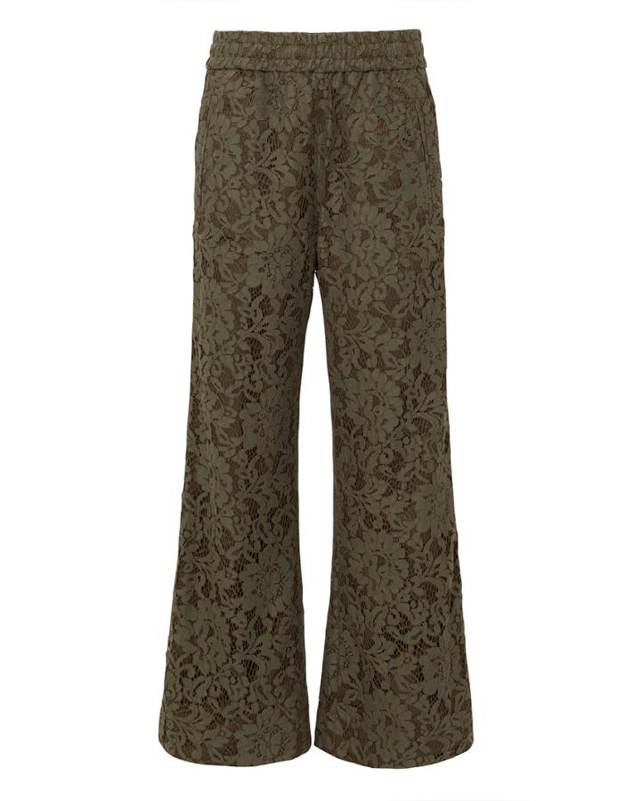 Torn Ronny Kobo Ester Lace Pants Green M