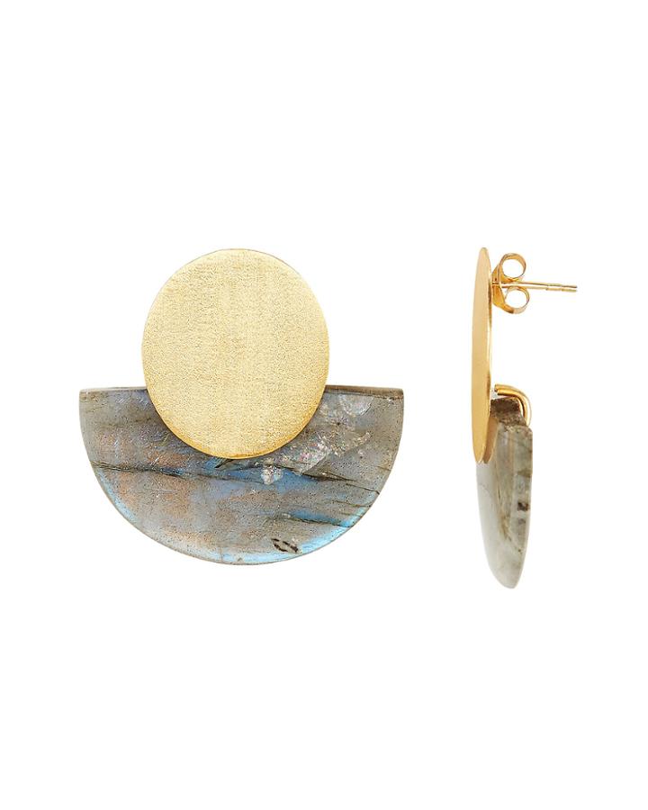 Zoja Danya Earrings Blue-drk 1size