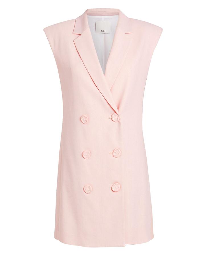 Tibi Blazer Dress Pale Pink Zero