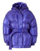 Ienki Ienki Blue Belted Puffer Jacket Blue S