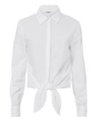 St. Roche Tie Front Blouse White S
