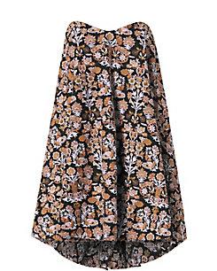 Caroline Constas Embroidered Bustier Dress