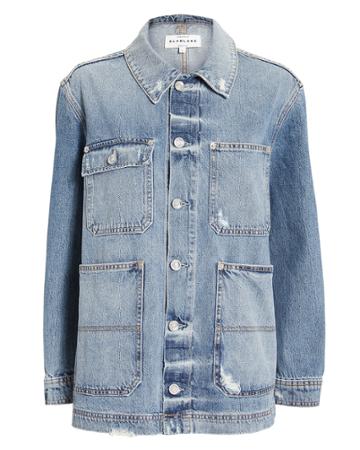 Slvrlake Worker Denim Jacket Light Denim P