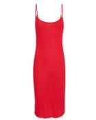 Majestic Filatures Ribbed Cami Dress Red 1